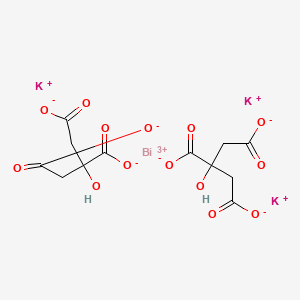 Structura chimică 2D a Bismuth Subcitrate