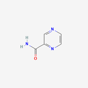 Structura chimică 2D a Pyrazinamidum