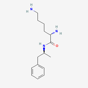 Structura chimică 2D a Lisdexamfetaminum