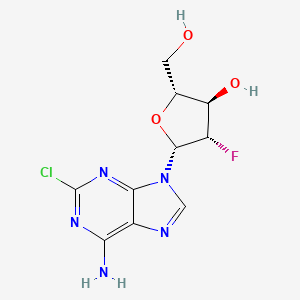 Structura chimică 2D a Clofarabinum