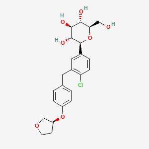 Structura chimică 2D a Combinatii (empagliflozinum+metforminum)