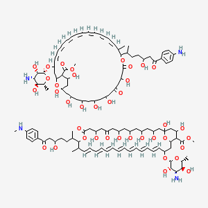 Structura chimică 2D a Mepartricin