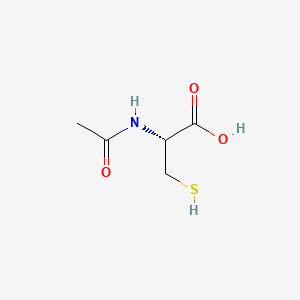 Structura chimică 2D a Acetylcysteinum