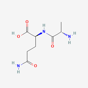 Structura chimică 2D a Alanyl Glutamine