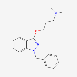 Structura chimică 2D a Benzydamine