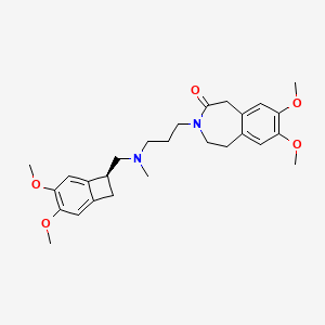 Structura chimică 2D a Ivabradine