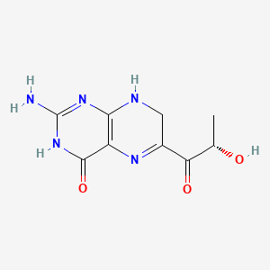 Structura chimică 2D a Sepiapterinum
