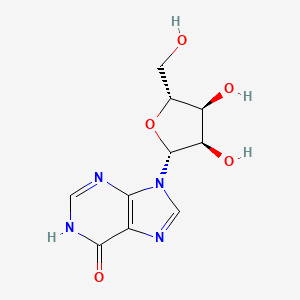 Structura chimică 2D a Inosinum