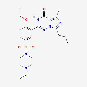 Structura chimică 2D a Vardenafil