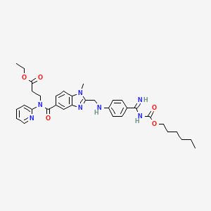 Structura chimică 2D a Dabigatran Etexilate