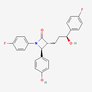 Structura chimică 2D a Ezetimibe
