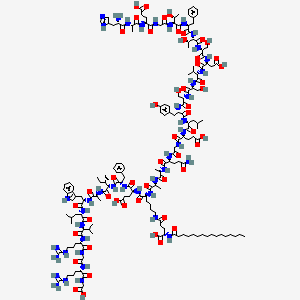 Structura chimică 2D a Liraglutide