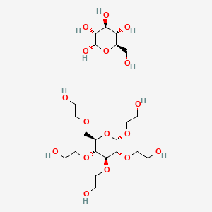 Structura chimică 2D a Hydroxyethylstarch