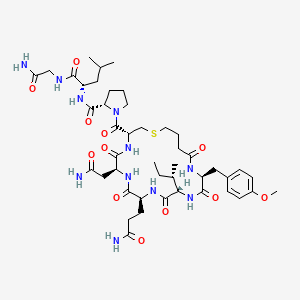 Structura chimică 2D a Carbetocin