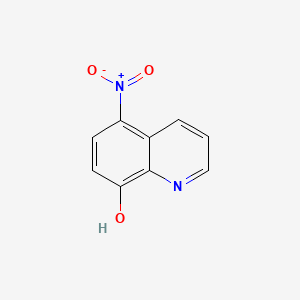 Structura chimică 2D a Nitroxolinum