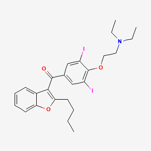 Structura chimică 2D a Amiodarone