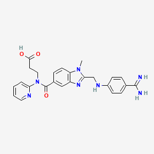 Structura chimică 2D a Dabigatranum Etexilatum