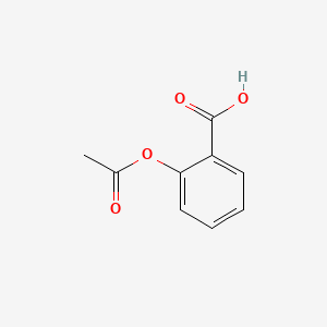 Structura chimică 2D a Acetylsalicylic Acid
