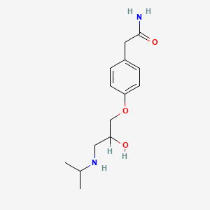 Structura chimică 2D a Atenolol