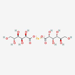 Structura chimică 2D a Ferrous Gluconate