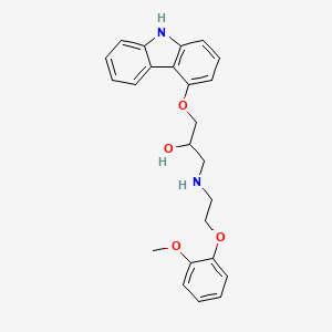 Structura chimică 2D a Carvedilol