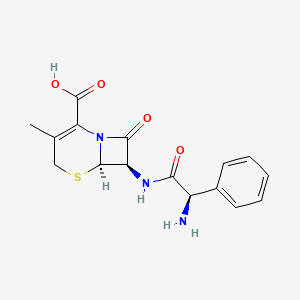 Structura chimică 2D a Cefalexinum