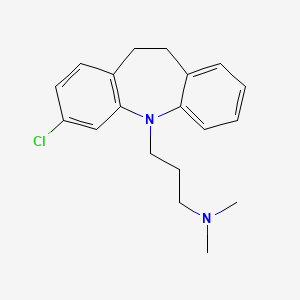 Structura chimică 2D a Clomipraminum