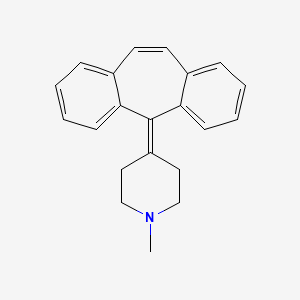 Structura chimică 2D a Cyproheptadinum
