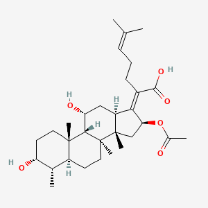 Structura chimică 2D a Fusidic Acid