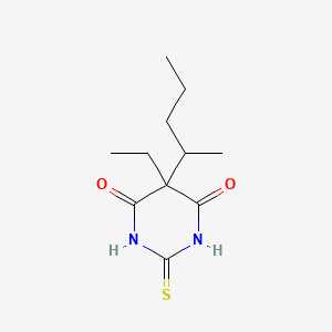 Structura chimică 2D a Thiopentalum