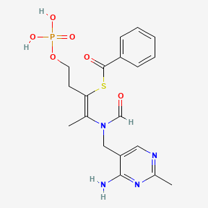 Structura chimică 2D a Benfotiaminum