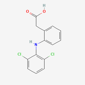 Structura chimică 2D a Combinatii (diclofenacum+heparinum)