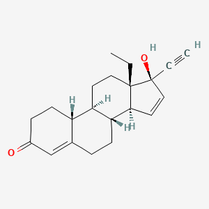 Structura chimică 2D a Combinatii (gestodenum+etinilestradiolum)