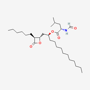 Structura chimică 2D a Orlistatum