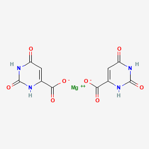 Structura chimică 2D a Magnesium Orotate