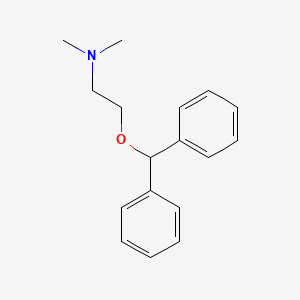 Structura chimică 2D a Diphenhydraminum