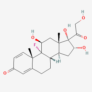 Structura chimică 2D a Triamcinolone