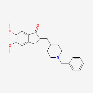Structura chimică 2D a Donepezilum