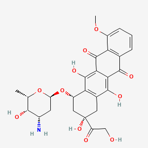 Structura chimică 2D a Doxorubicinum