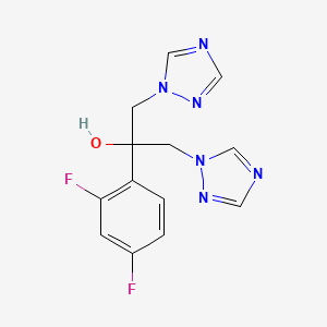 Structura chimică 2D a Fluconazolum