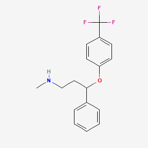 Structura chimică 2D a Fluoxetinum