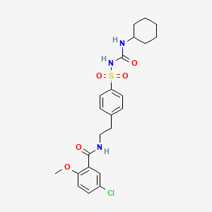Structura chimică 2D a Glibenclamide