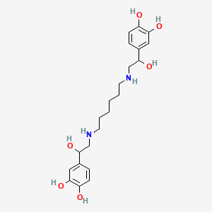 Structura chimică 2D a Hexoprenalinum
