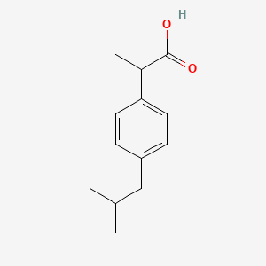 Structura chimică 2D a Ibuprofenum
