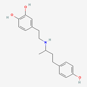 Structura chimică 2D a Dobutamine