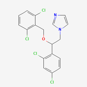 Structura chimică 2D a Isoconazolum
