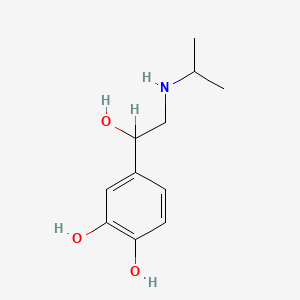 Structura chimică 2D a Isoprenalinum