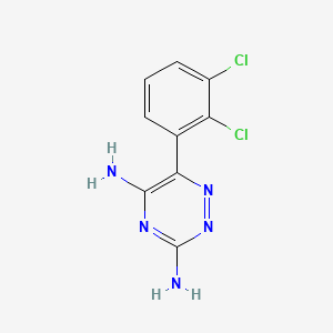 Structura chimică 2D a Lamotriginum