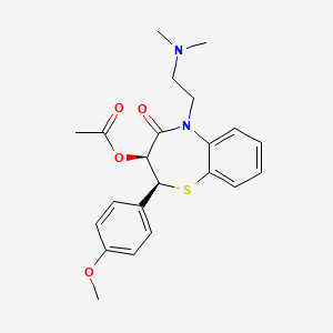Structura chimică 2D a Diltiazem