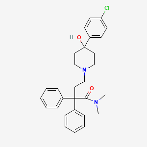 Structura chimică 2D a Loperamide